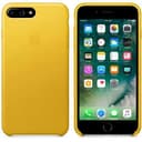 كفر جوال ايفون 7 بلس باللون الاصفر من الجلد الطبيعي من ابل Apple iPhone 7 Plus Leather Case Sunflower