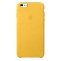 كفر ايفون 6 بلس و 6 اس بلس باللون الاصفر جلدي من ابل Apple iPhone 6 Plus/6s Plus Leather Case Marigold