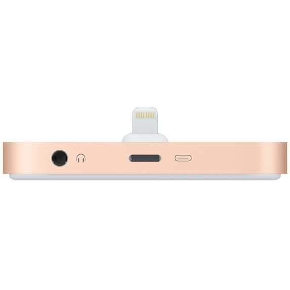 قاعدة شحن الجيل التاني لاجهزة ايفون لايتننغ باللون الذهبي من ابل Apple iPhone Lightning Dock Gold (2nd Gen)