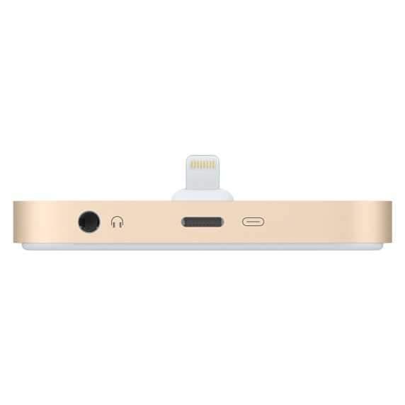 قاعدة شحن باللون الذهبي لايتننغ لاجهزة الايفون من ابل Apple iPhone Lightning Dock Gold