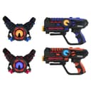 armogear battle toy set of 2 red blue