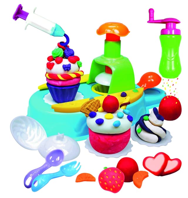 لعبة صنع الكيك SIMBA - A&F Dough Set Cupcake