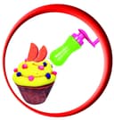 لعبة صنع الكيك SIMBA - A&F Dough Set Cupcake