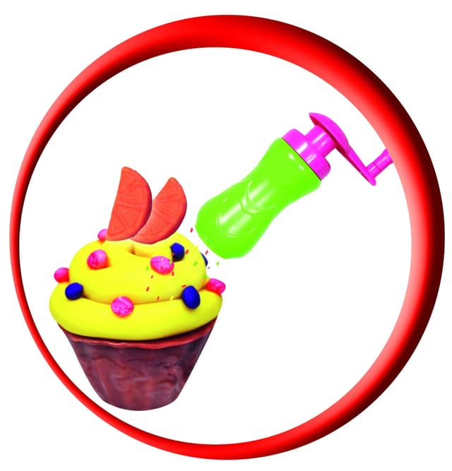 لعبة صنع الكيك SIMBA - A&F Dough Set Cupcake