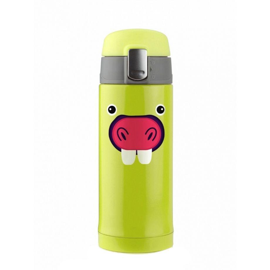 asobu peakaboo kids water bottle green