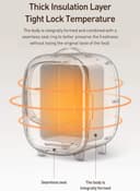 ثلاجة بيسوس صغيرة للماسكات صغيرة الحجم 8 لتر Baseus portable refrigerator