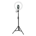 baseus selfie ring light with long tripod stand cell phone holder