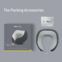 baseus travel pillow memory foam neck cervical pillow for airplane