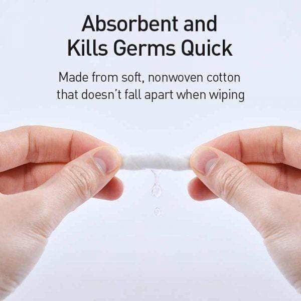 مناديل تعقيم Baseus Disposable Alcohol Prep Pad – 120 قطعة