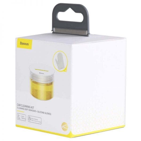 طقم تنظيف السيارة من BASEUS Clean Soft Rubber + Silicone Gloves