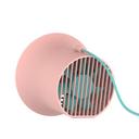 baseus small horn desktop fan pink dual turbo fan 2 speeds adjustable usb cooling fan