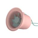 baseus small horn desktop fan pink dual turbo fan 2 speeds adjustable usb cooling fan