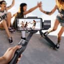 عصا سيلفي وجامبل Baseus Control Smartphone Handheld Gimbal Stabilizer باللون الرمادي