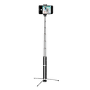 baseus fully folding selfie stick black sliver
