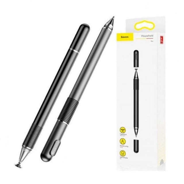 قلم Baseus Square LineBaseus Golden Cudgel Capacitive Stylus Pen الأسود
