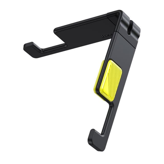 baseus portable mini mobile phone holder gray yellow
