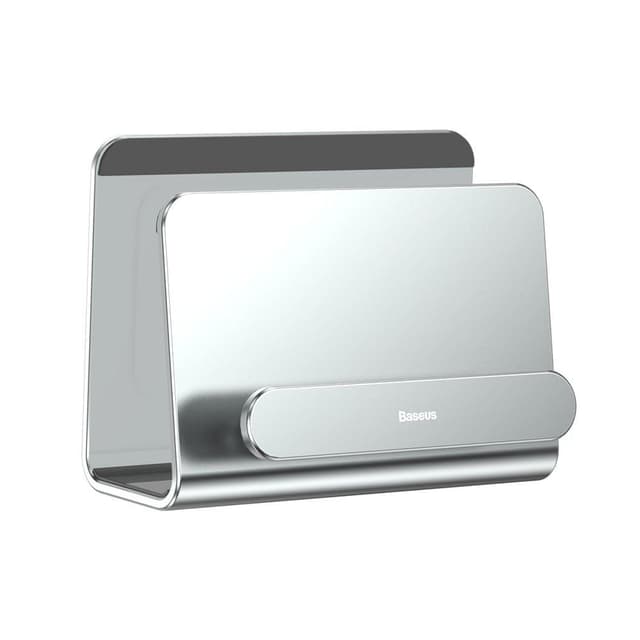 حامل هاتف معلق على الحائط Baseus wall-mounted metal holder – فضي