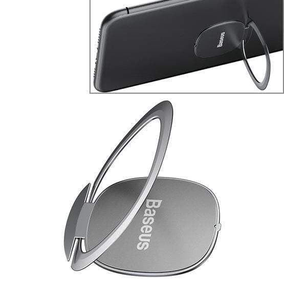 baseus invisible phone ring holder silver