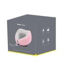 وسادة تدليك الرقبة Baseus Thermal Series Memory Foam U-Shaped Neck Pillow (with 2 Packs of Hot Compress Patches for Replacement) باللون الوردي