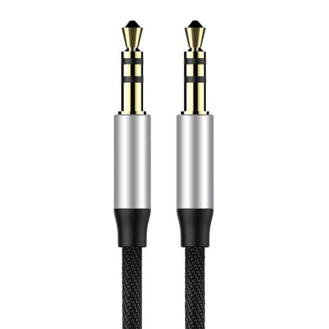 baseus yiven audio cable 3 5 male audio m30 1m silver black