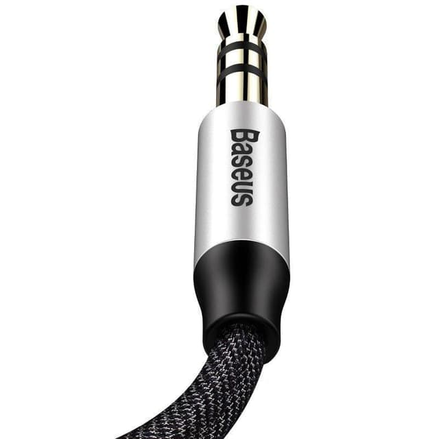 baseus yiven audio cable 3 5 male audio m30 1m silver black