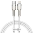 baseus cafule series metal data cable type c to ip pd 20w 1m white