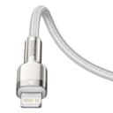 كابل Baseus Cafule Series Metal Data Cable Type-C to iP PD 20W 2m 2 متر - أبيض