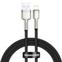 baseus cafule series metal data cable usb to ip 2 4a 2m black - SW1hZ2U6NzYwMjY=