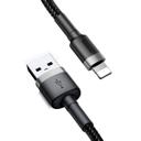 baseus cafule cable usb for ip 2a 3m gray black