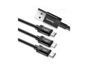 baseus data faction 3 in 1 cable usb for m l t 3 5a 1 2m black - SW1hZ2U6NzYxOTE=