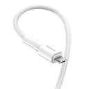 baseus mini white cable usb for micro 2 4a 1m white