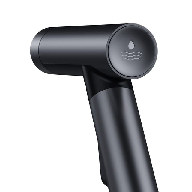 baseus simple life car wash spray nozzle with magic telescopic water pipe 15m after water filling black