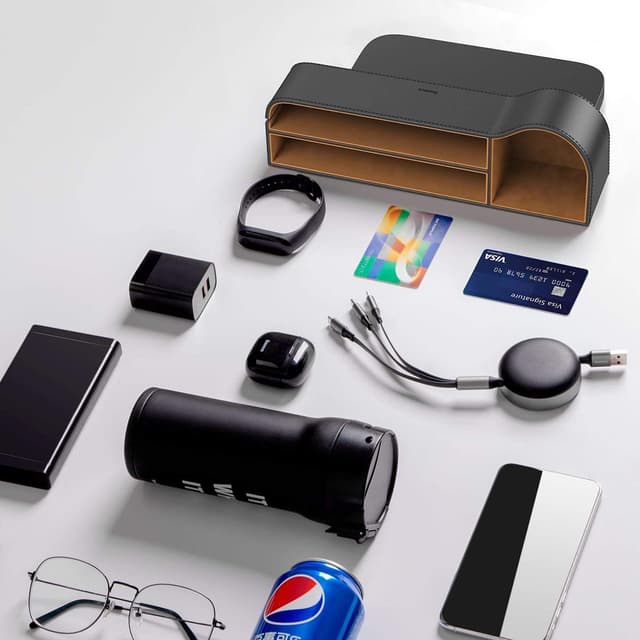 صندوق تخزين للسيارة Baseus Elegant Car Storage Box - أسود