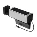 baseus deluxe metal armrest console organizerdual usb power supplysilver - SW1hZ2U6NzUwNTc=