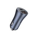 شاحن سيارة Baseus Golden Contactor Pro Dual Quick Charger Car Charger U+C 40W أزرق