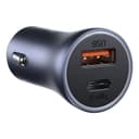 شاحن سيارة Baseus Golden Contactor Pro Dual Quick Charger Car Charger U+C 40W أزرق