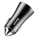 شاحن سيارة Baseus Golden Contactor Pro Dual Quick Charger Car Charger U+C 40W رمادي
