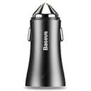 شاحن سيارة Baseus Golden Contactor Pro Dual Quick Charger Car Charger U+C 40W رمادي