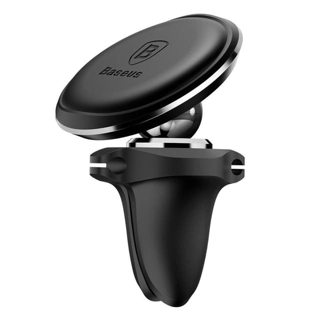baseus magnetic air vent car mount holder with cable clip black
