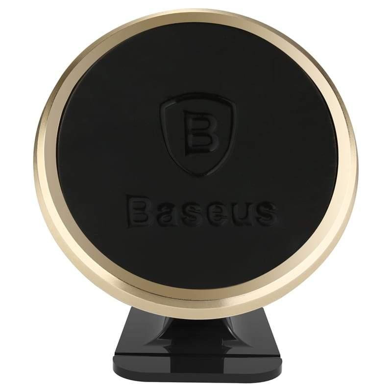 حامل هاتف للسيارة Baseus 360-degree Rotation Magnetic Mount Holder(Paste type) – ذهبي