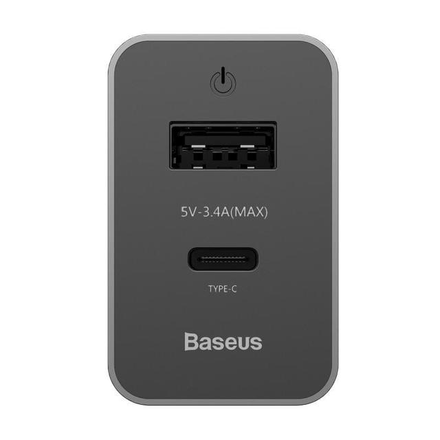 baseus duke type c pd u travel charger 3 4a max 15w quick charge - SW1hZ2U6NzU5Njc=