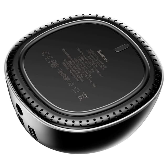 baseus 2 in 1 wireless charger 3 usb 3 4a wireless 10wblack