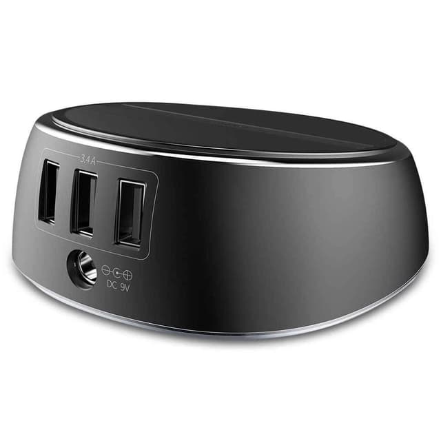 baseus 2 in 1 wireless charger 3 usb 3 4a wireless 10wblack