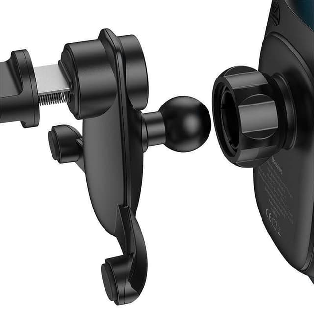 شاحن السيارة اللاسلكي Baseus Milky Way Electric Bracket Wireless Charger (15W）