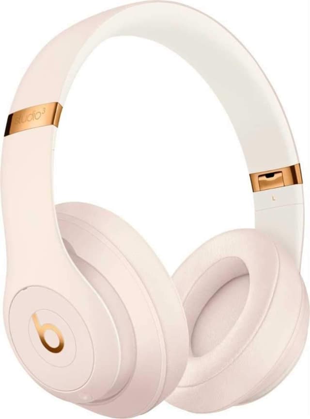 beats studio 3 wireless headphone porcelain rose