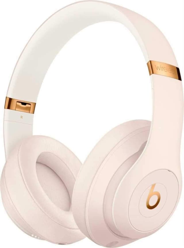 beats studio 3 wireless headphone porcelain rose