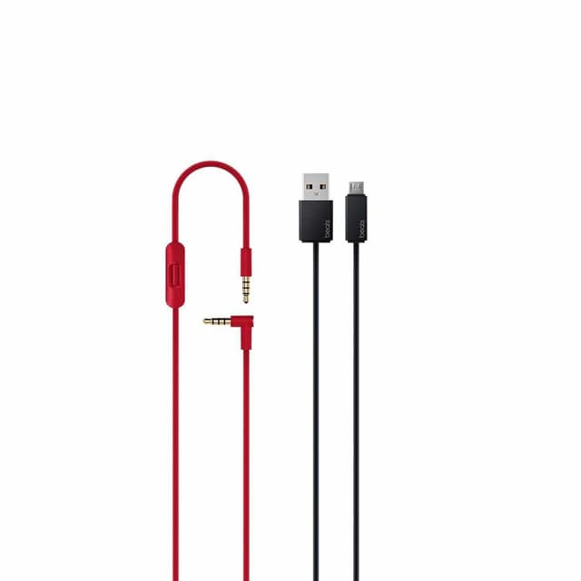 beats studio 3 wireless headphone defiant black red