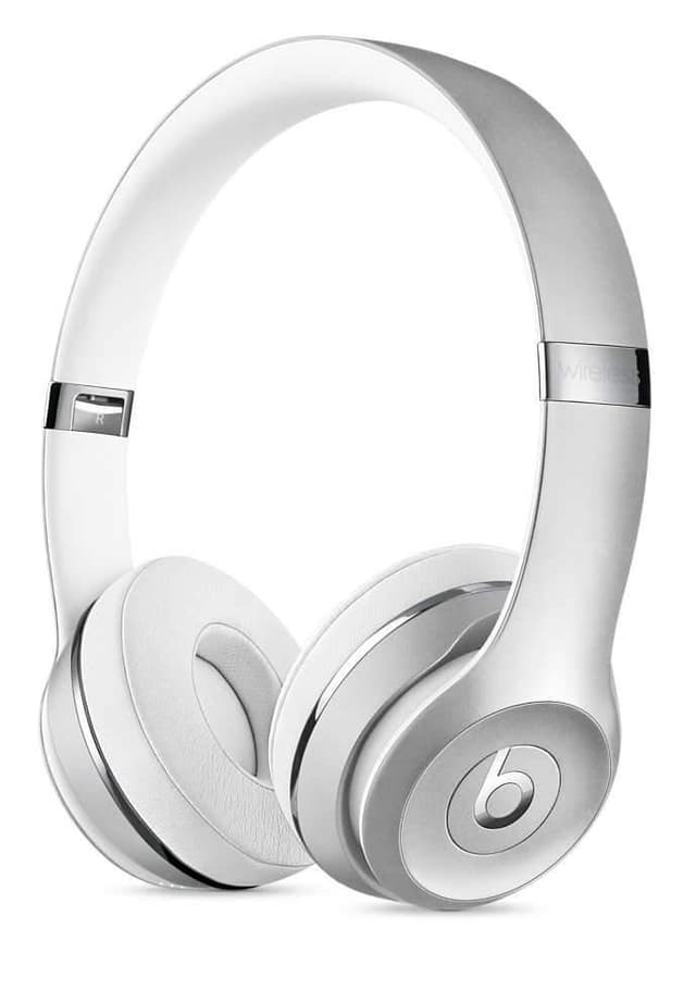beats solo 3 wireless over ear headphone silver