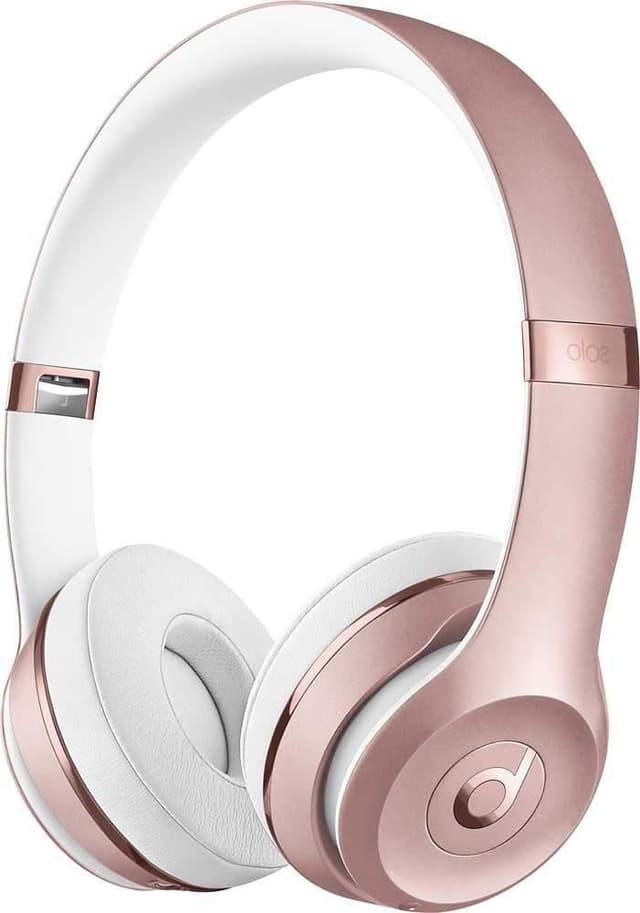 beats solo 3 wireless over ear headphone rose gold