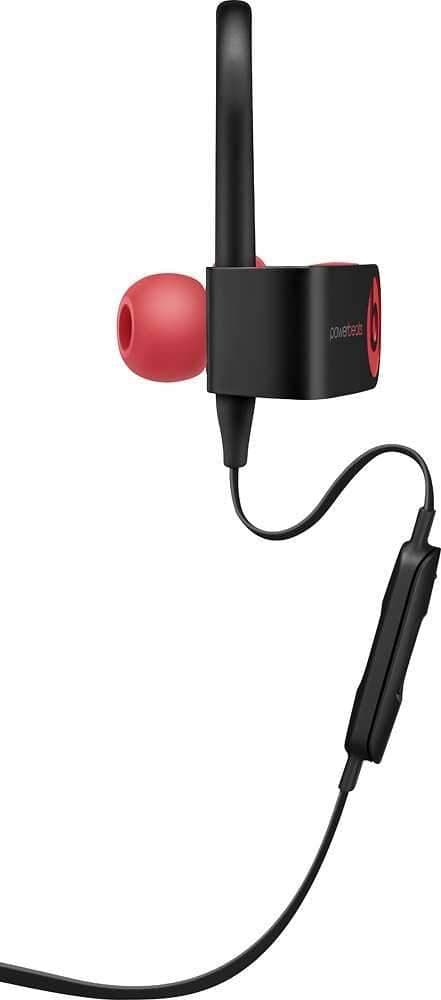beats powerbeats 3 wireless in ear stereo headphones siren red